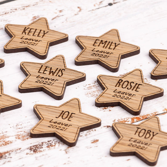 Personalised Wooden Star Gift For Pupils-End Of Term Christmas 2025 Keepsake from Teacher