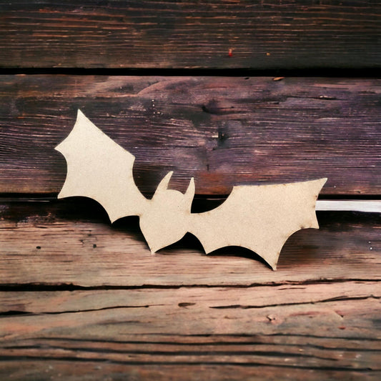 Wooden Bat Shapes - Laser Cut MDF Plywood Craft Blanks - Bulk Wholeesale Available