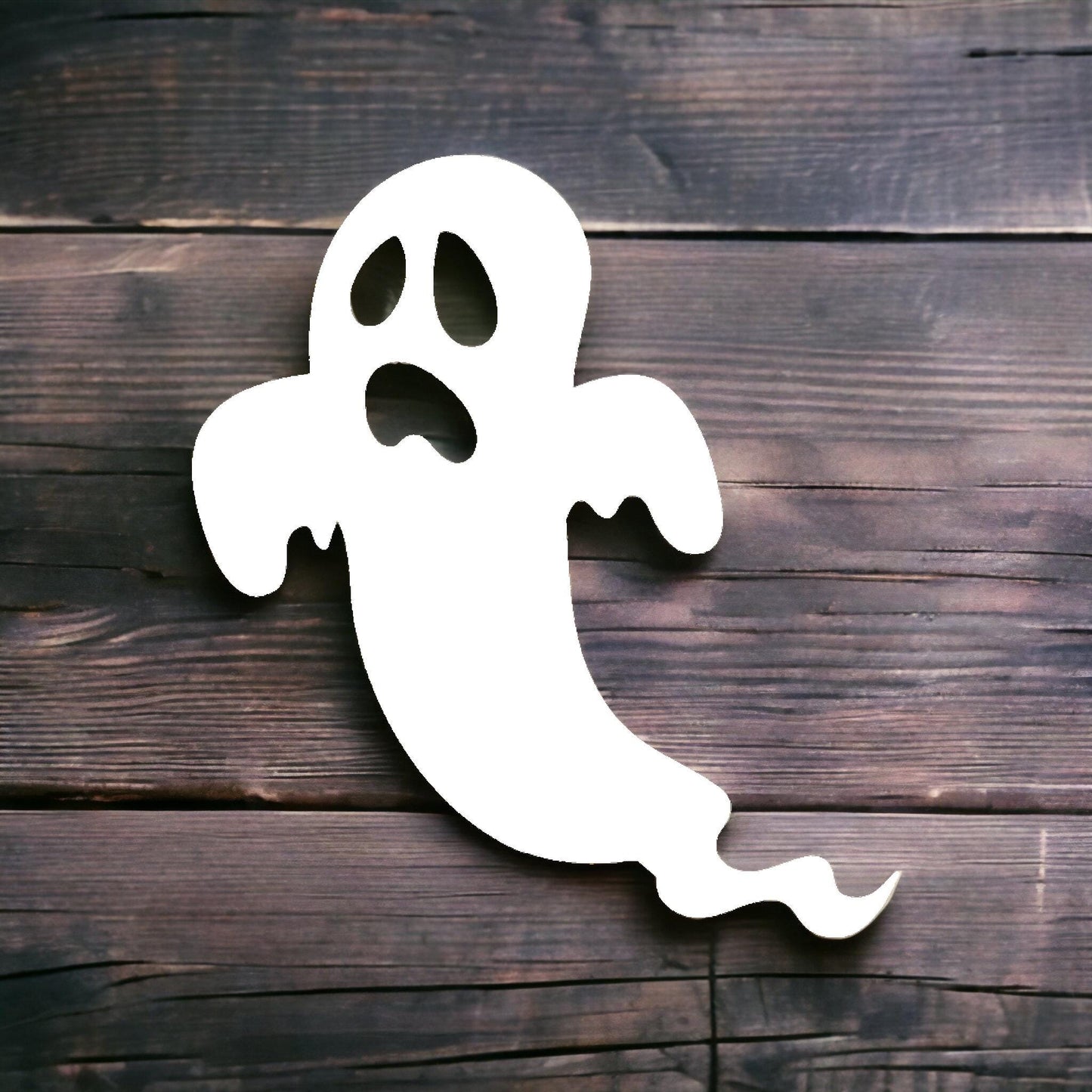 Wooden Ghost Shapes - Laser Cut MDF Plywood Craft Blanks - Bulk Wholeesale Available